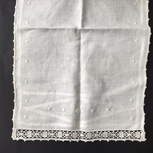Grand napperon ancien lin - grand,