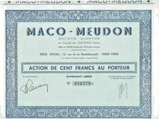 MACO  MEUDON. - Paris
