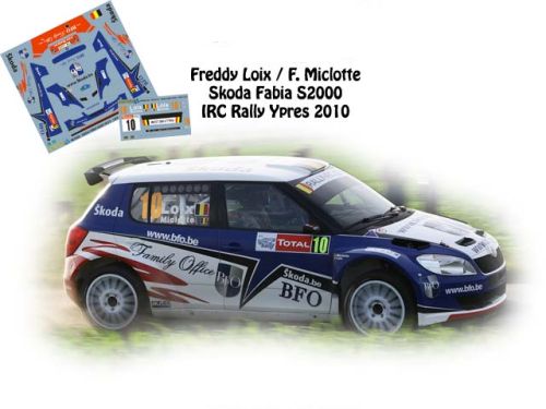 Decals skoda fabia s2000 - skoda,