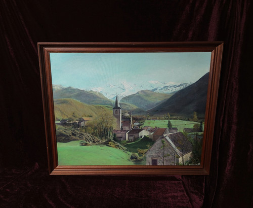 Tableau ancien peinture huile - ancien,