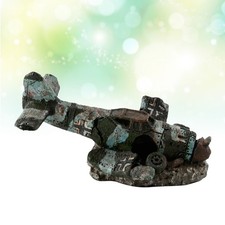  Ruines De L'aquarium Poisson Réservoir Poissons Décoration D'aquarium