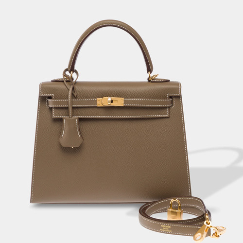 Sac hermes kelly cuir - sac, 25