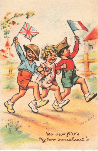 Cpa fantaisie illustree - fantaisie,