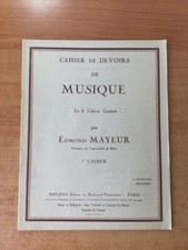 CAHIER DE DEVOIRS DE MUSIQUE EN 8 CAHIERS GRADUES 1er cahier questions