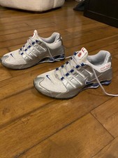 Nike shox NZ 43 blanc/argenté prix négociable état corect