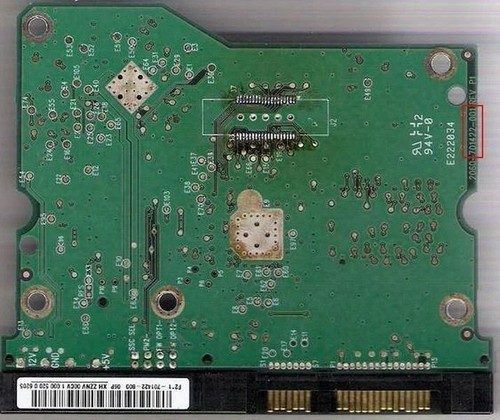 Carte pcb contrôleur disques - carte,