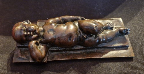 Bronze ancien chérubin putti - bronze,