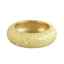 Bague en or blanc 14 carats et