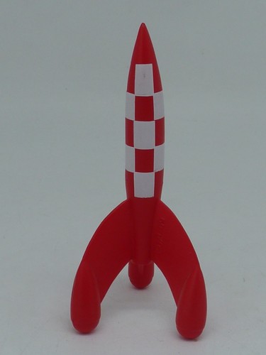 Figurine pvc plastique fusee - pvc,