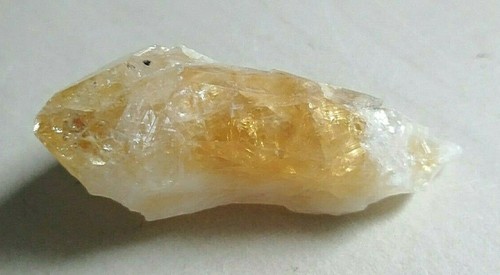 Pointe citrine chauffée - pointe, brute