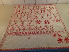 Abécédaire ancien sans cadre 52x51cm