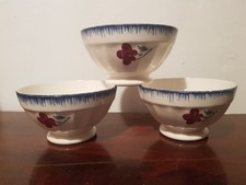 3 Petits Bols Faïence de Digoin Mary-lou