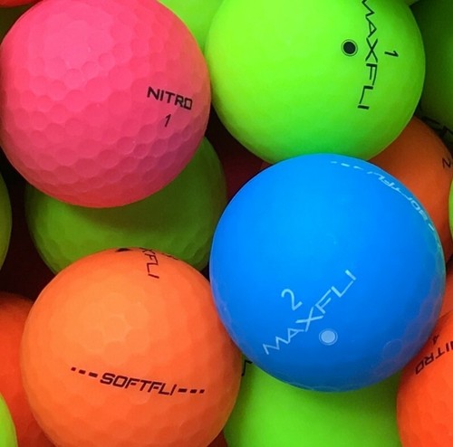 Golfballs mix matt coloré - mix,