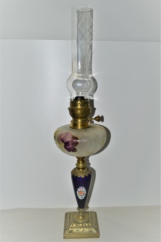 Lampe petrole xixe socle - a,