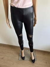 Legging noir en simili cuir