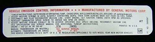 1970 oer autocollant - 1970,