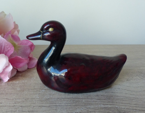 Figurine canard laqué - , et