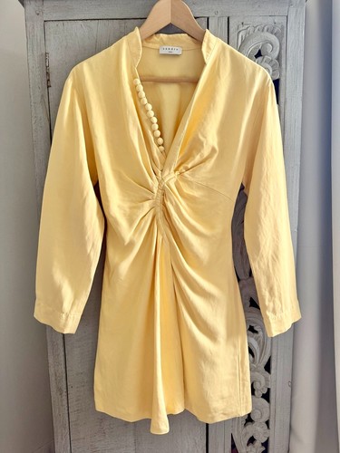 Robe courte jaune sandro - courte,