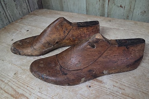 Paire embauchoirs ancien - paire, d'embauchoirs