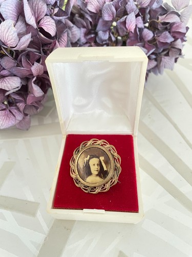 Ancienne broche médaillon - 💠ancienne,