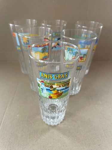 Verre anis gras - verre, six)