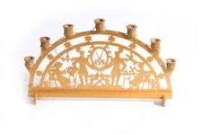 Ancien Schwibbogen En Bois DDR