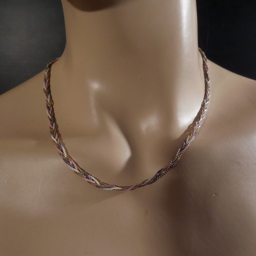 Collier ras cou plaqué - cou, or