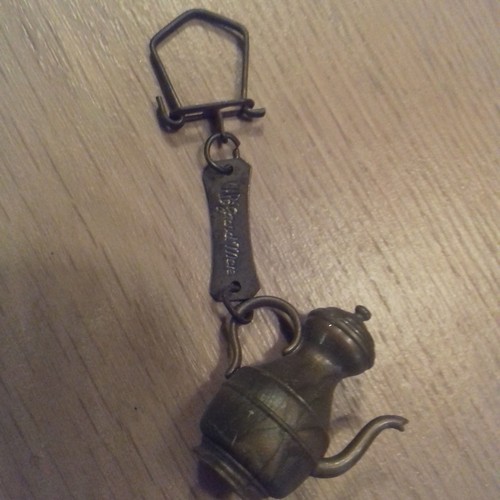 Porte clé ancien cafe - clé, grand