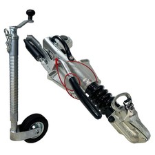 Attelage d'attelage et roue de jockey pour remorque Ifor Williams Car Transpo...