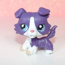 authentic LPS petshop 1676 chien dog collie colley littlest pet shop hasbro