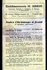 PARIS (XI°) MACHINES pour
