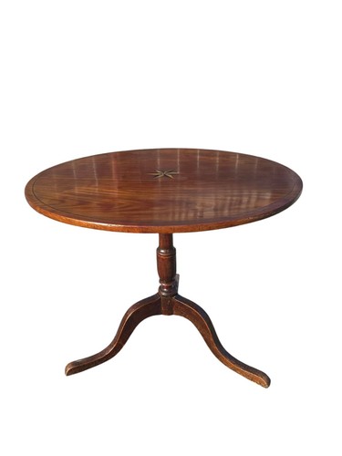 Table guéridon acajou - table,