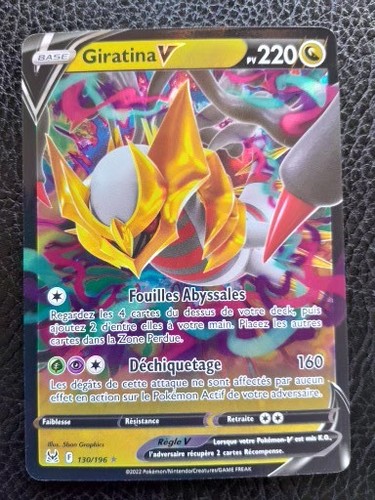 Carte pokémon giratina v - pokémon,
