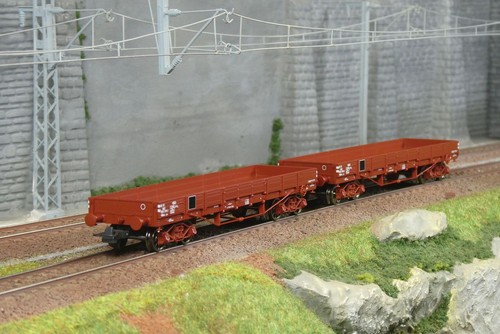 Set wagons bords bas - 2, à