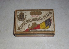 BOITE DE 19 PLUMES NATIONALE BELGE BAIGNOL & FARJON Fts BOULOGNE S/M