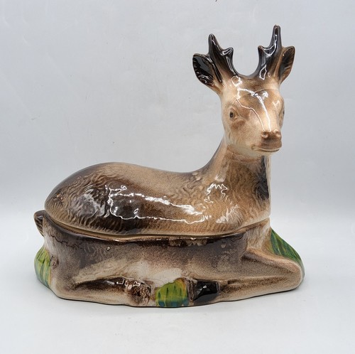 Terrine zoomorphe faïence - en,