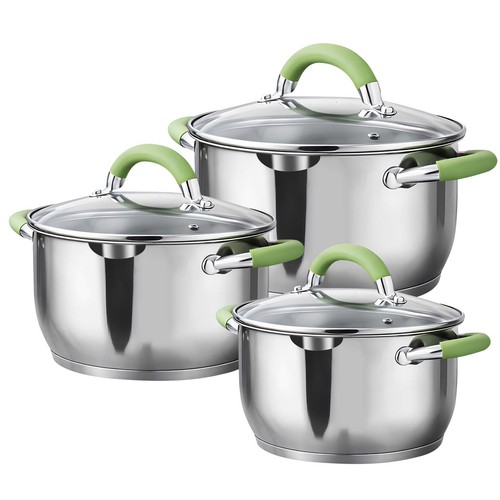 Set marmites inox - set, 3