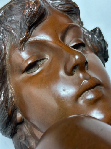 Grand bronze ancien - , villanis