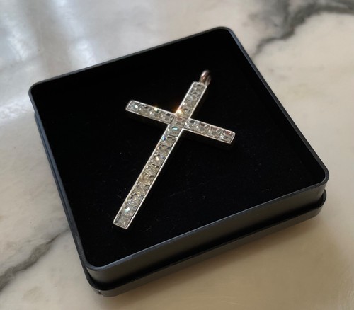 Croix agatha avec strass - croix,
