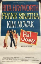 POSTER ORIGINAL DE COLLECTION ENTOILE FILM PAL JOEY LA BLONDE OU LA ROUSSE...