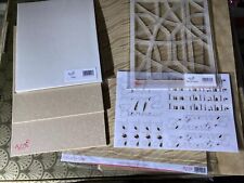 Scrapbooking Carte Kit Express Accordéon Azza KIT Caracas Gabarit Feuillet Papie