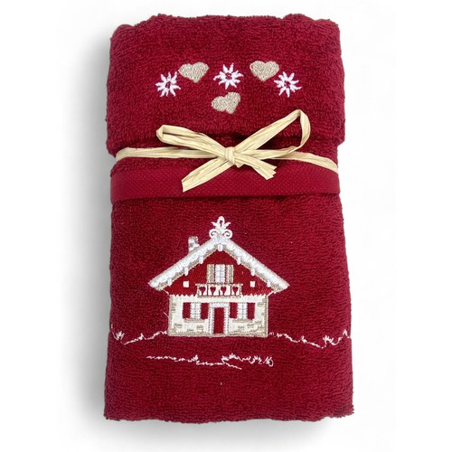 Serviette tyrolienne maison - serviette, de