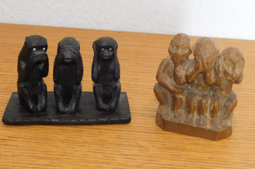 Vintage lot statue singe - lot, de