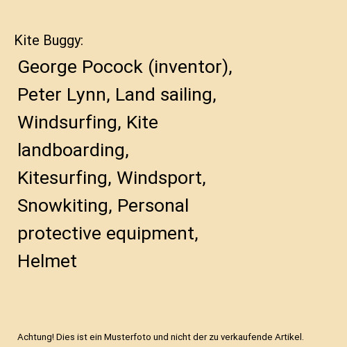 Kite buggy george pocock - buggy:,