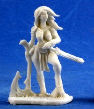 1x TYREA BRONZELOCKS - BONES REAPER figurine miniature rpg jdr barbarian 77374