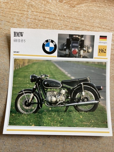 Bmw 600 r69s 1962 carte - 1962,
