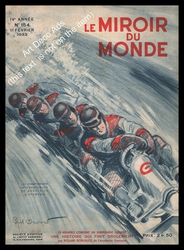 1933 bobsleigh championnats - 1933,