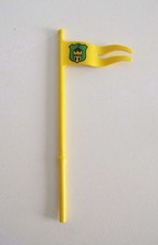 PLAYMOBIL (L707) MOYEN-AGE - Etendard du Grand Château du Roi Tournoi 3652