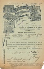 Édouard-Antoine MARSAL Lettre