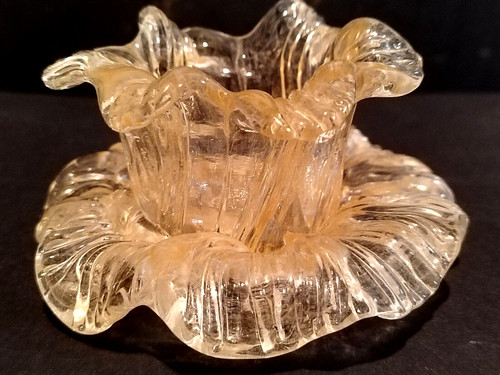 Abat jour fleur - verre, de